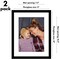 Americanflat 2 Pack of Picture Frames with Mat - Plexiglass Cover
